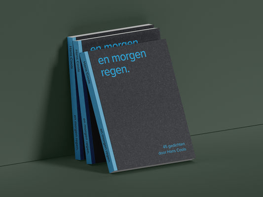 Hans Cools - "en morgen regen." (boek)