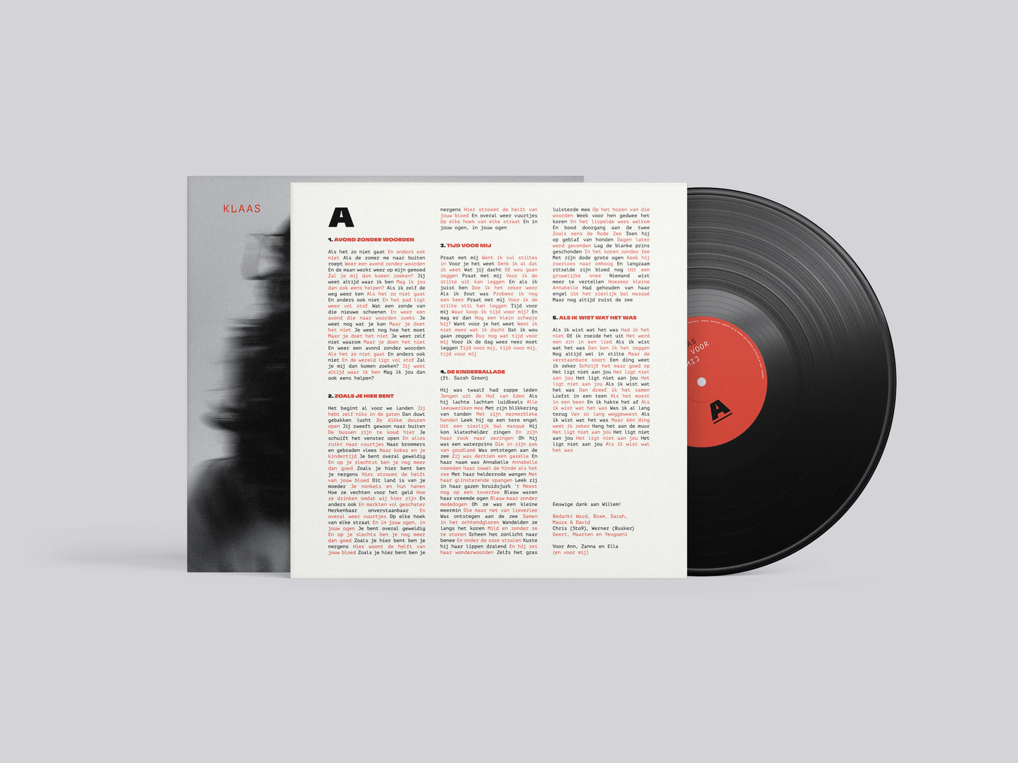 KLAAS - "Tijd voor mij" (LP / CD)