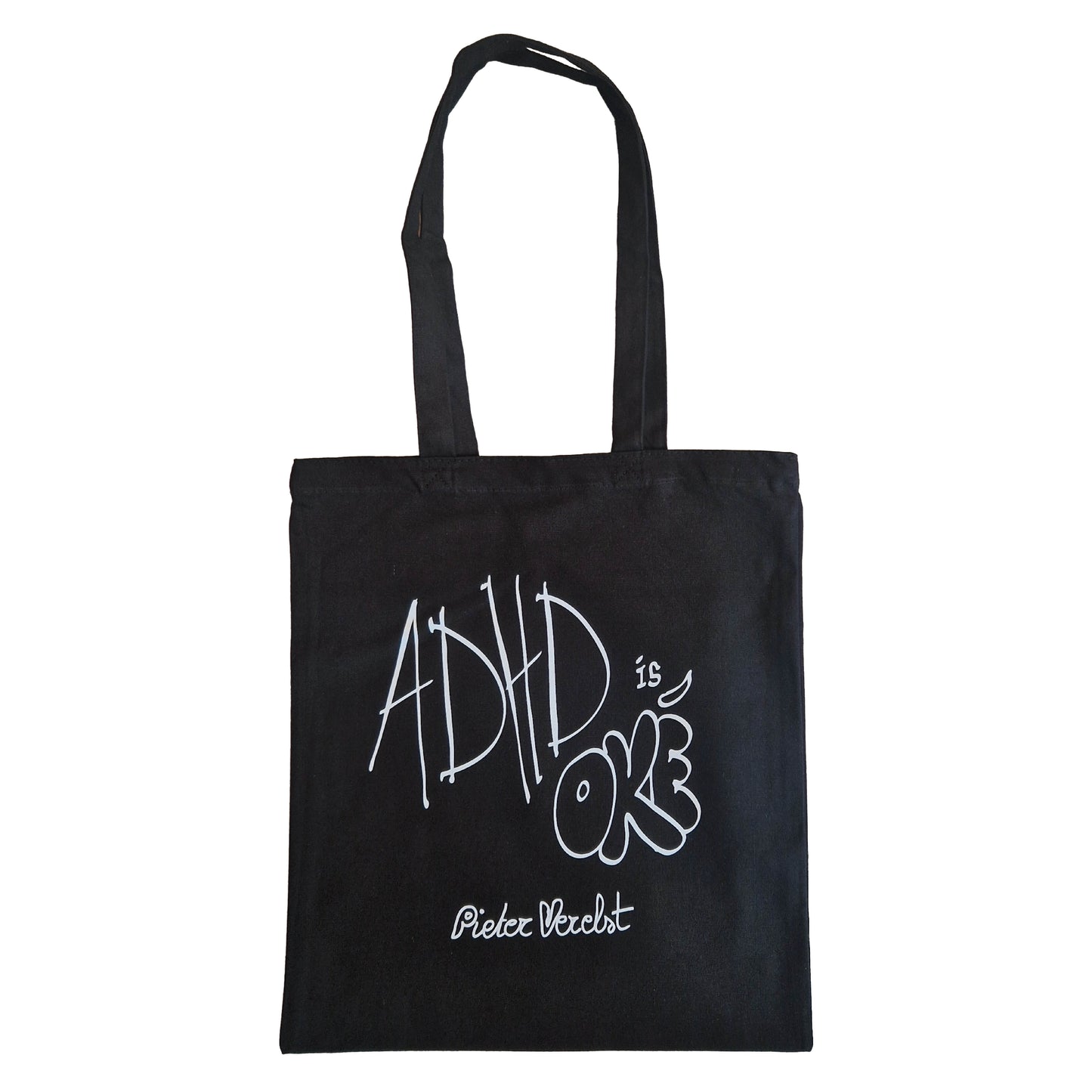 Pieter Verelst - "Altijd Aan" (totebag - zwart)