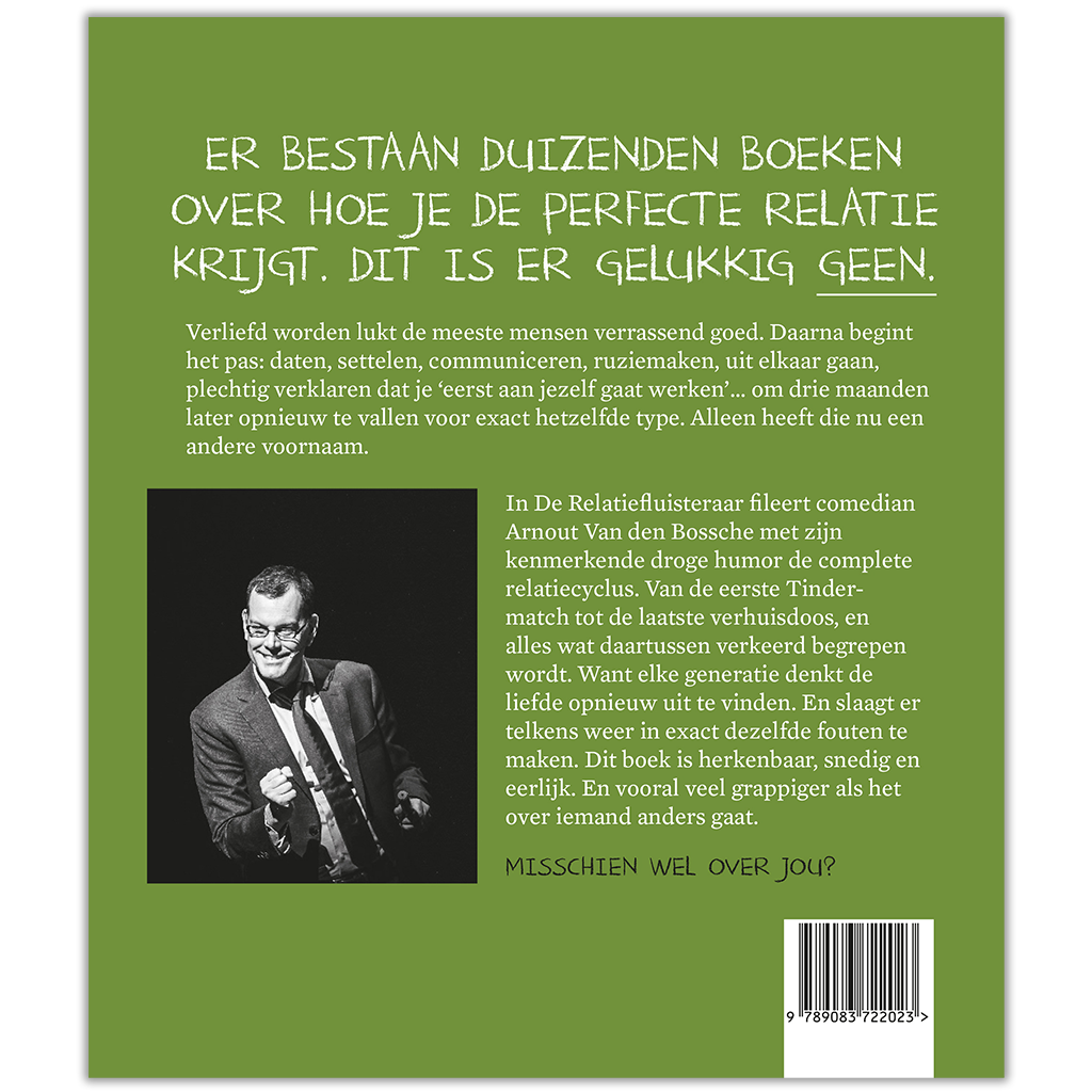 DE RELATIEFLUISTERAAR (BOEK)