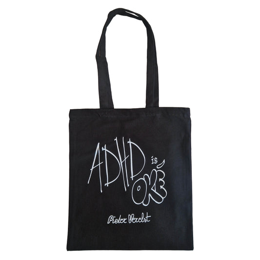 Pieter Verelst - "Altijd Aan" (totebag - zwart)