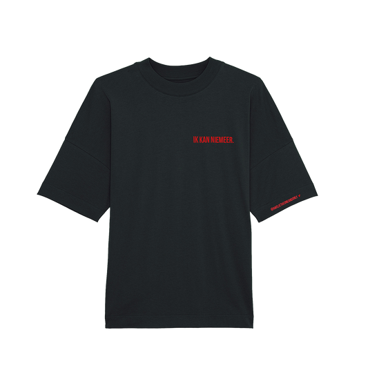 'IK KAN NIEMEER.' (GEBORDUURDE TSHIRT UNISEX)