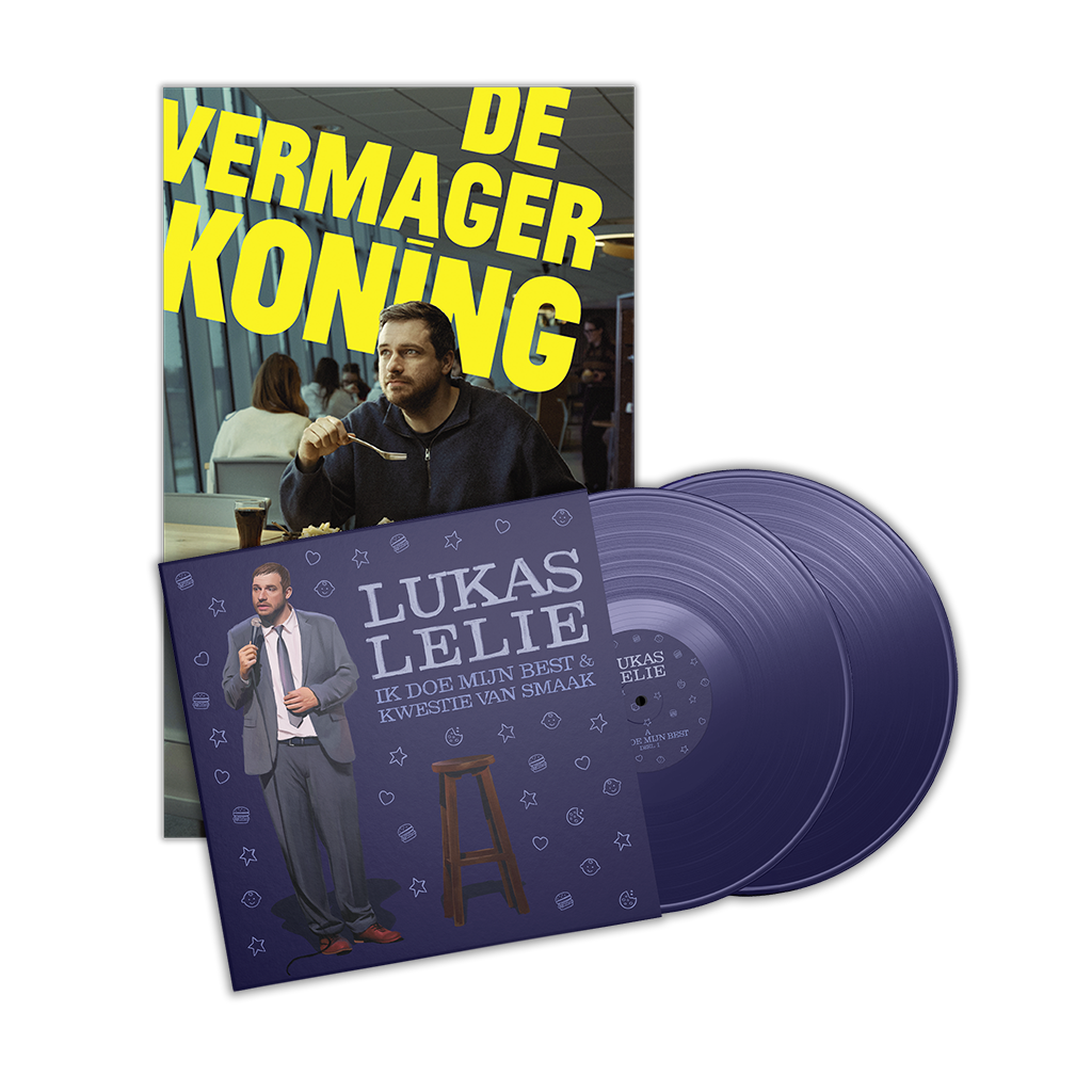 DE VERMAGERKONING (BOEK) + KWESTIE VAN SMAAK (LP) (PAKKET)